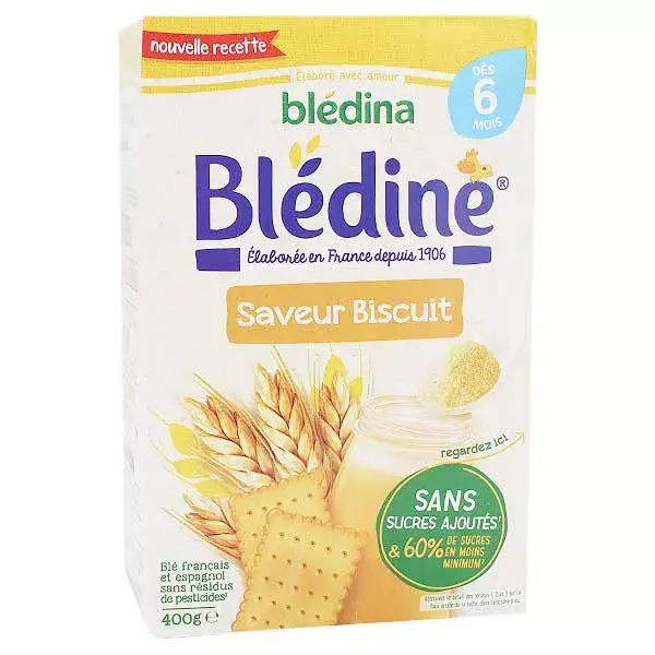 Blédina Blédine Sabor Biscoito Cereal +6m 400g