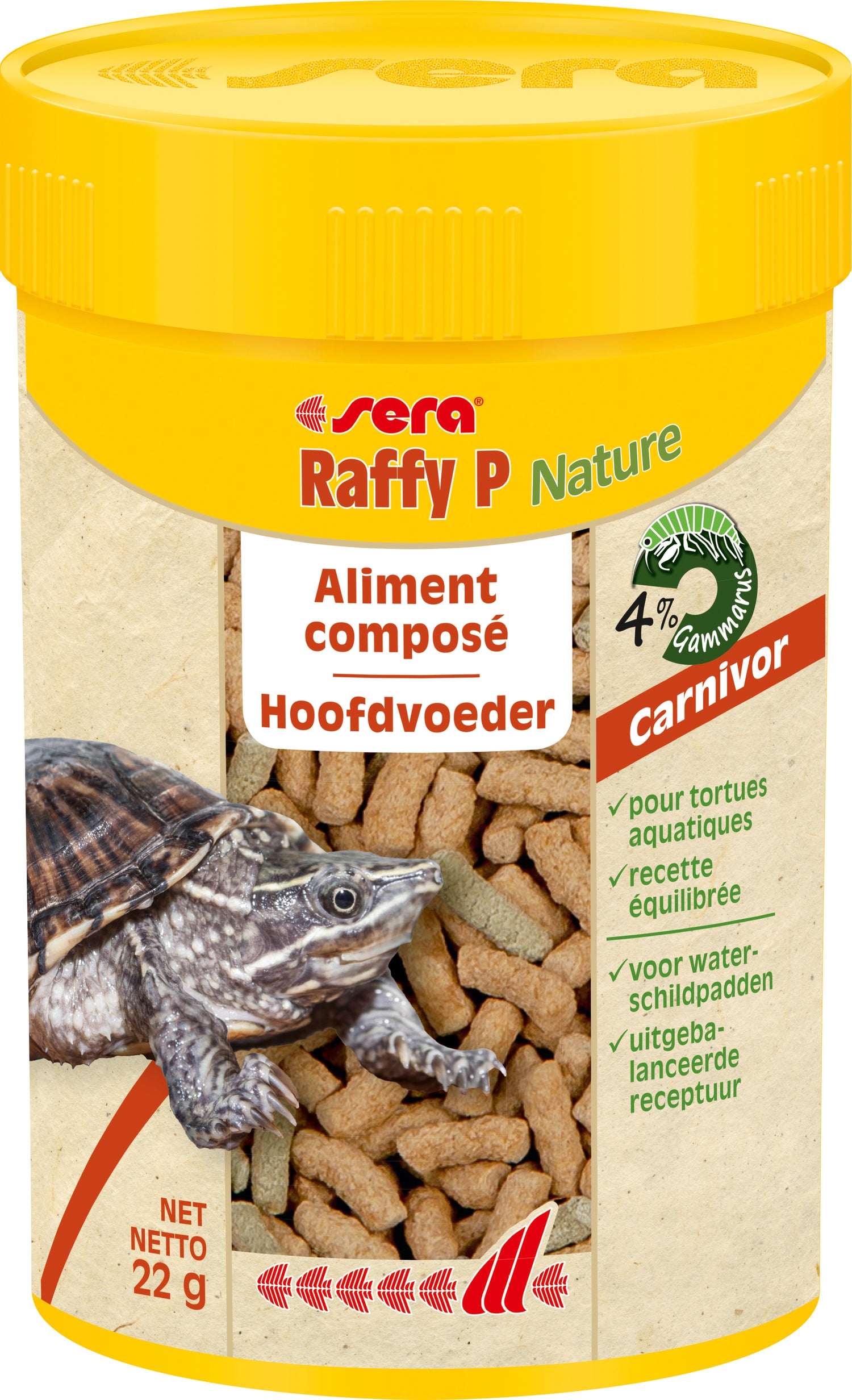 Sera schildpadvoer Raffy P Nature 100 ml