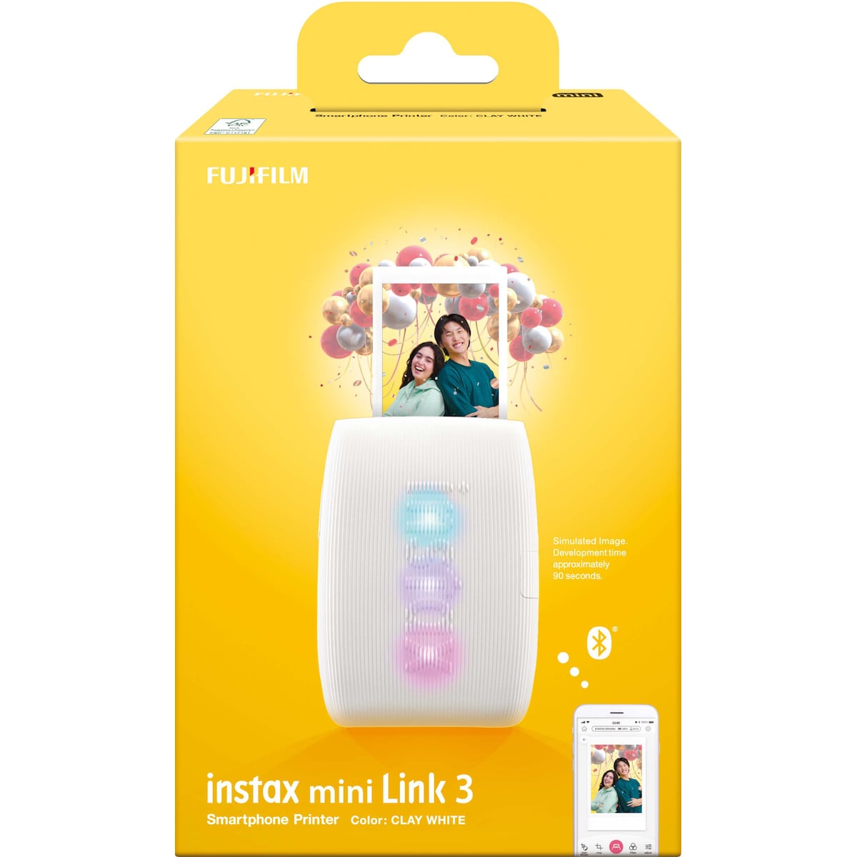 Fujifilm Instax Mini Link 3 smarttelefonprinter (hvit)