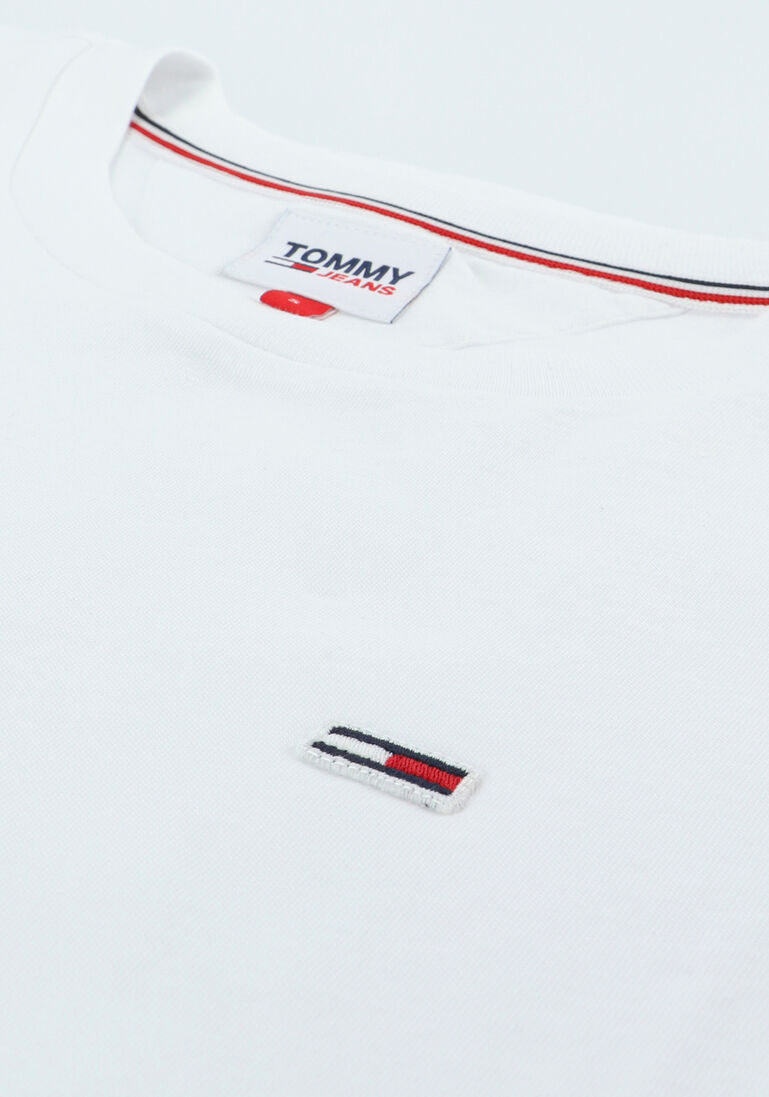 TOMMY JEANS witte tommy jeans t-shirt tjw regular jersey c neck