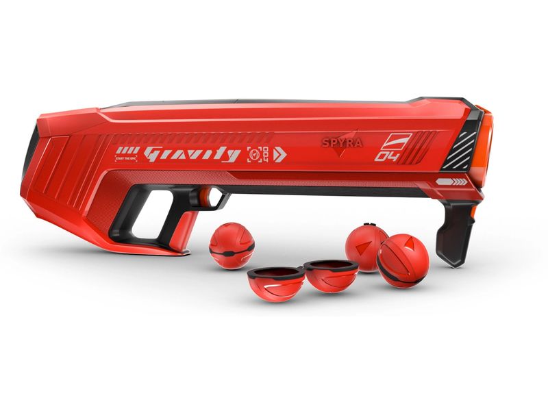 Spyra Wasserpistole Gravity Rot Leistungsstarker Wasserbombenwerfer