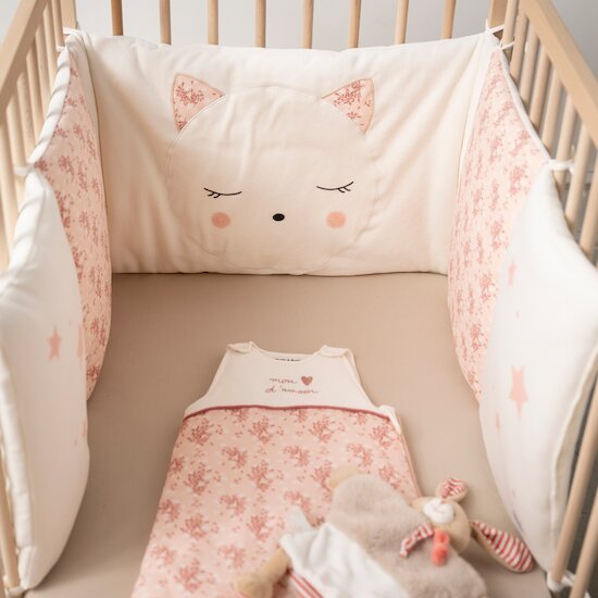 Bonne nuit les chatons Tour de lit en velours   Foliage        de               Petit à petit