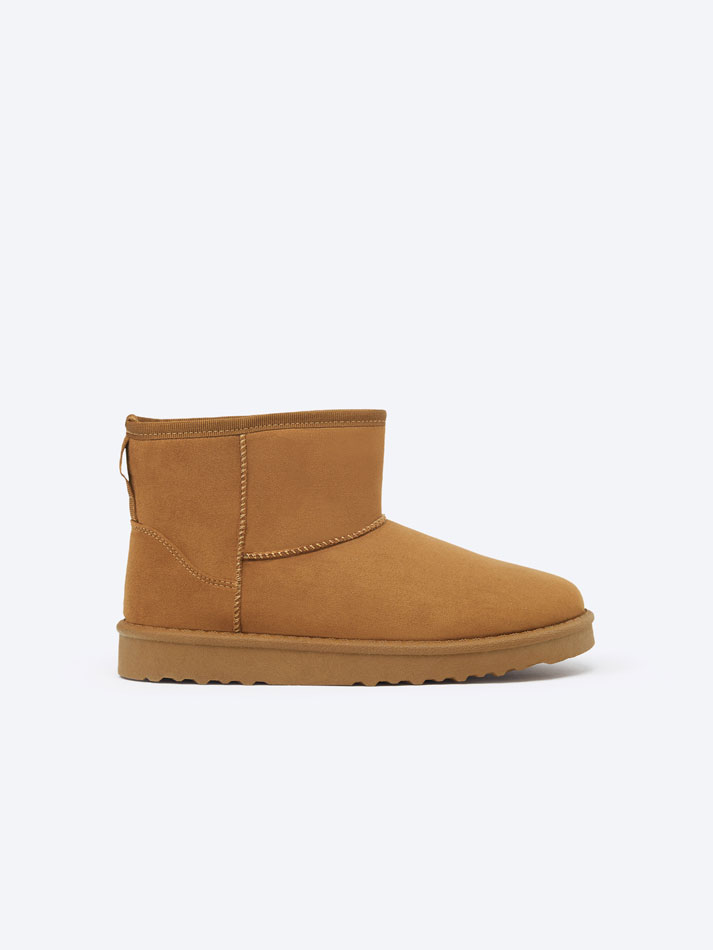 Bota forrada - Couro