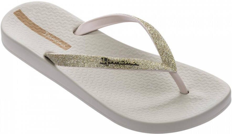 Ipanema Anatomic Lolita teenslippers met glitters lichtroze