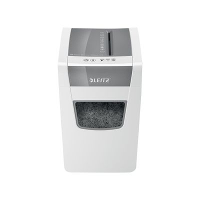 Leitz IQ Slim Home Office P4 - destructeur de documents coupe croisée - 10 feuilles - Corbeille 23 litres