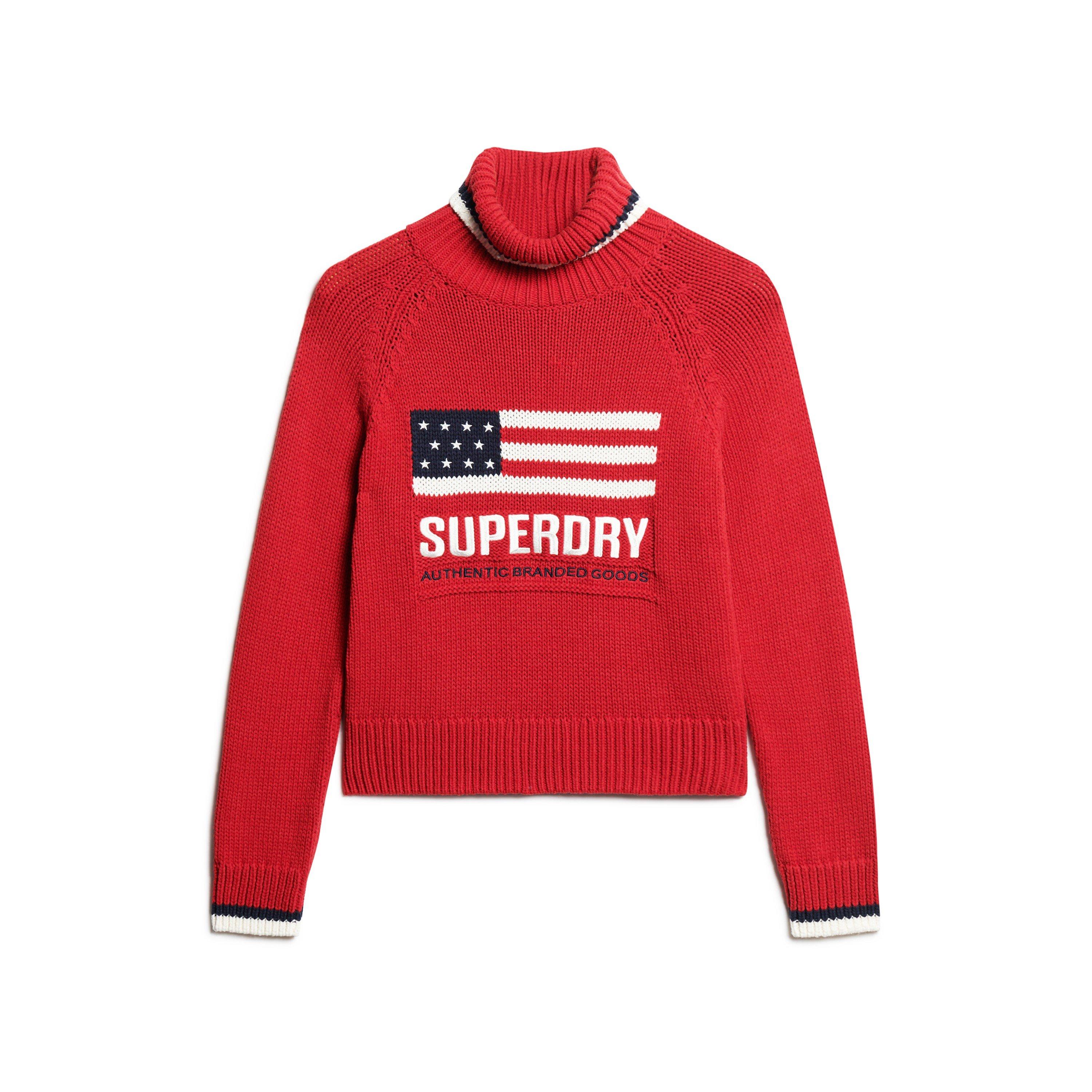 Superdry Americana Roll Neck Knit Jumper