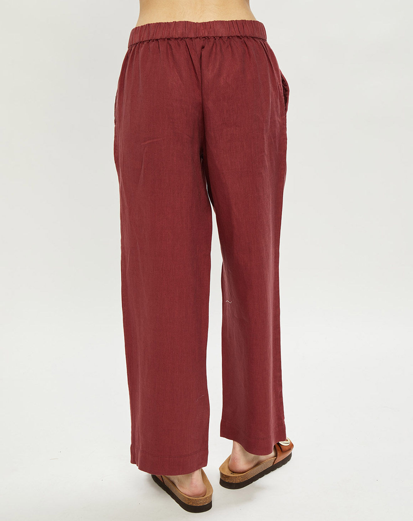 Harris Wilson Pantalon 100% Lin Carlos terracotta