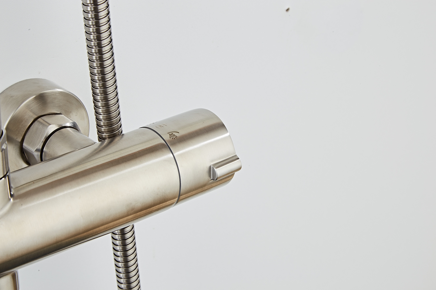 Saniclear Exclusive volledig 304 RVS regendouche opbouw 20cm met staafhanddouche