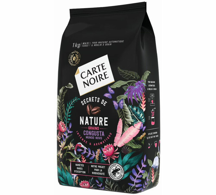 1 kg café en grain Congusta Secret de nature - Carte Noire