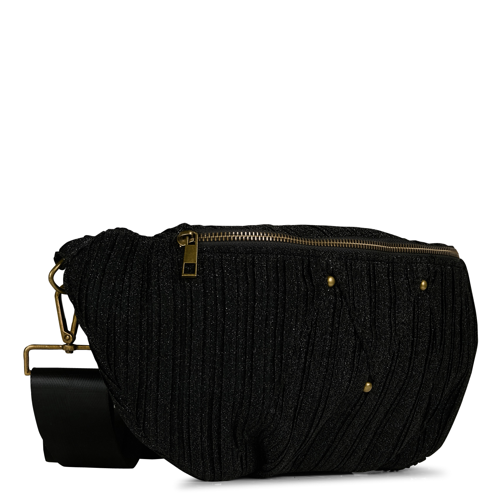 RONJA MILLA - Sac banane pailleté| Noir