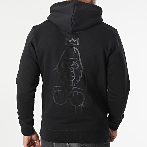 Sweat Capuche King Gorille Black Noir