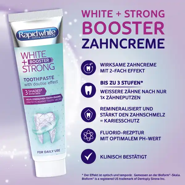 White + Strong Booster Zahncreme