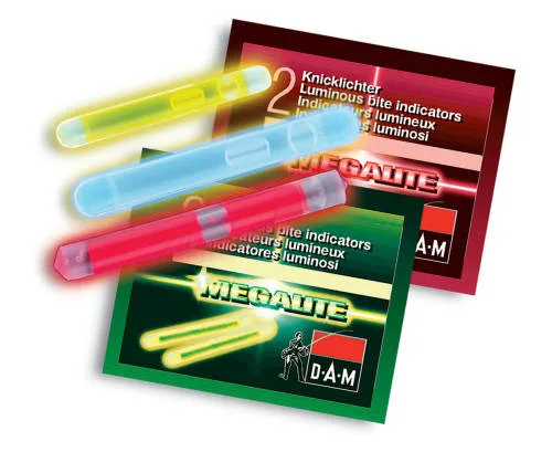 DAM Dam Megalite Lightstick Blå 2 Stk Lysstaver I Pakken