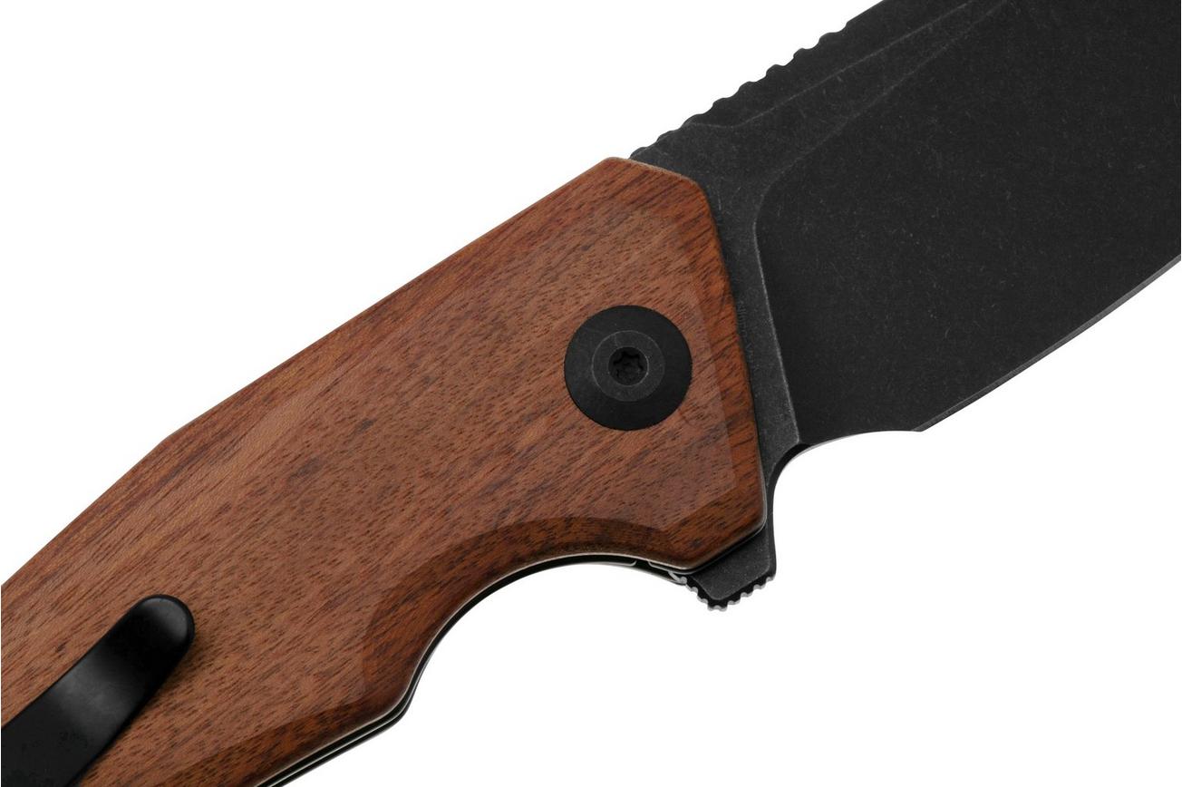 Civivi Regulatron C23006-3 Blackwashed Nitro-V, Guibourtia Wood zakmes