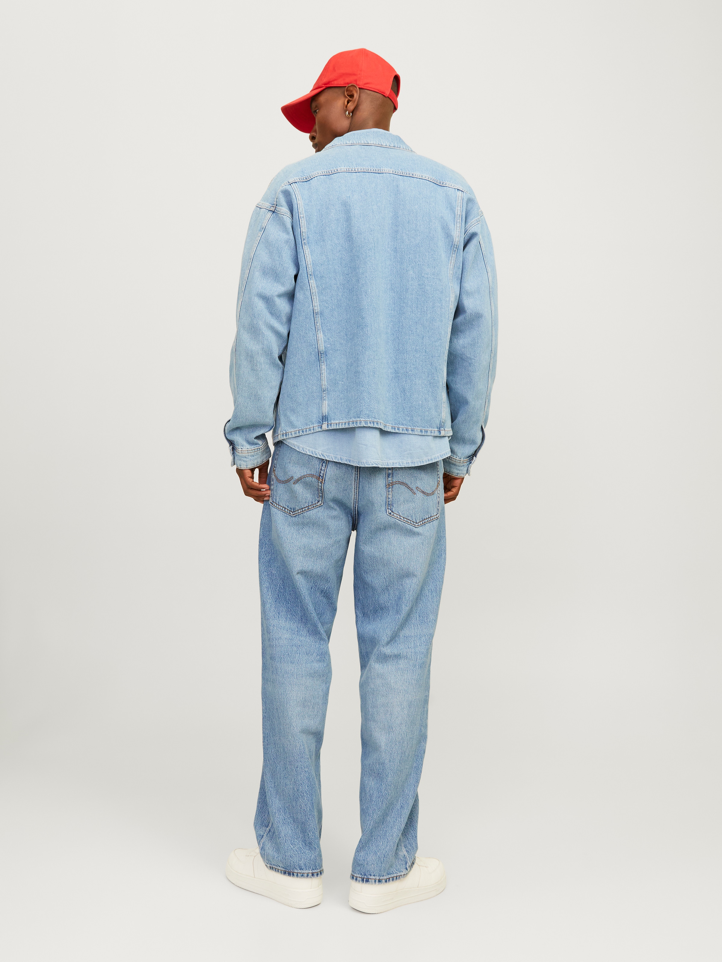 Jack & Jones Relax-fit-Jeans »JJIALEX mit cleanem Look und Taschenvielfalt«, mit Gürtelschlaufen