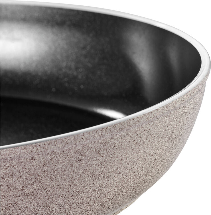 Ballarini Ledro Wok 28 Beige Rund Aluminium Beige