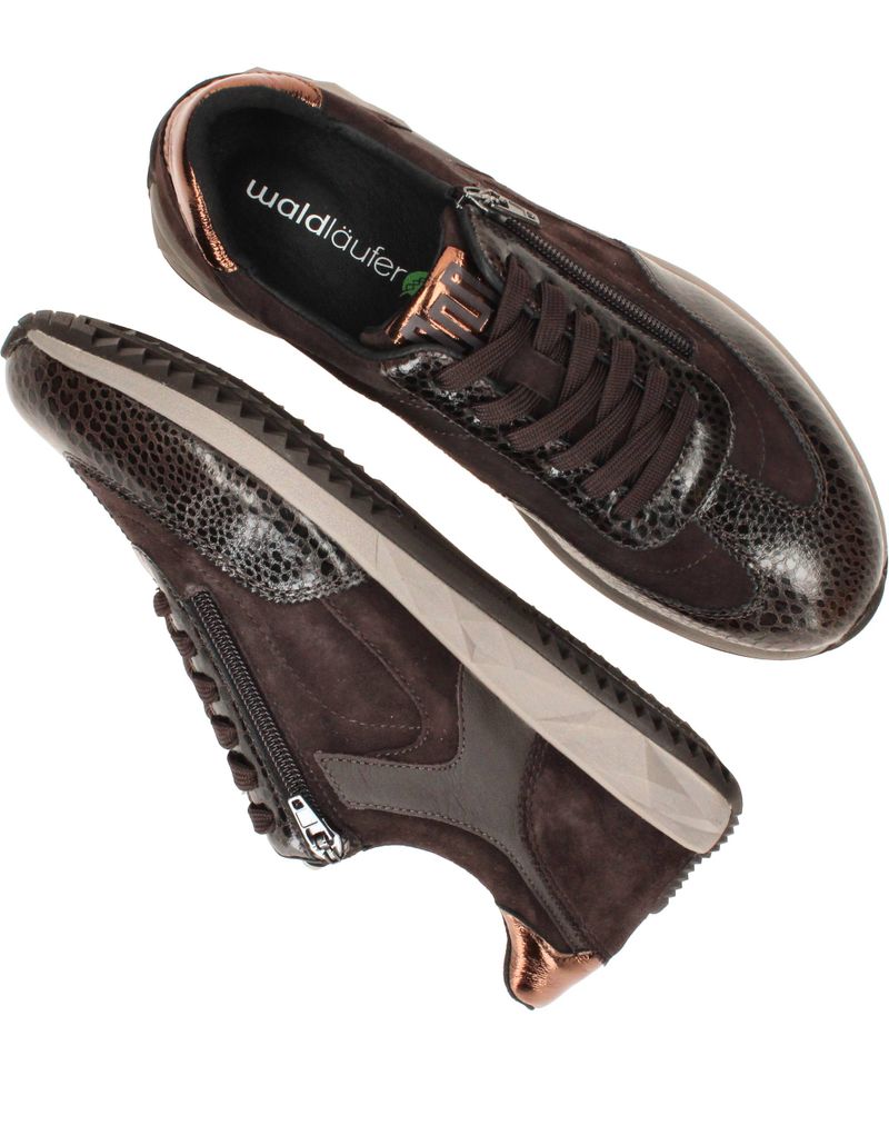 Waldlaufer Janett Veterschoenen Bruin Dames