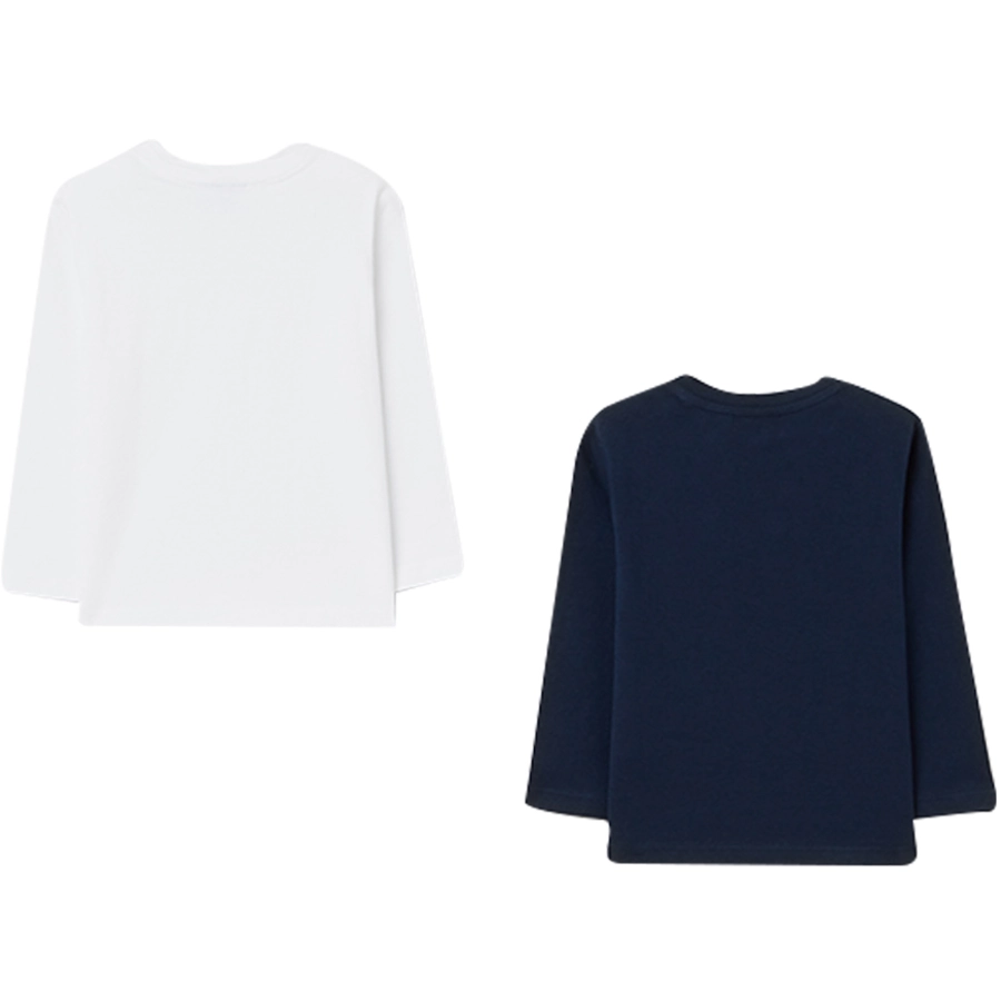 OVS Langarmshirt 2er Pack Insignia Blue