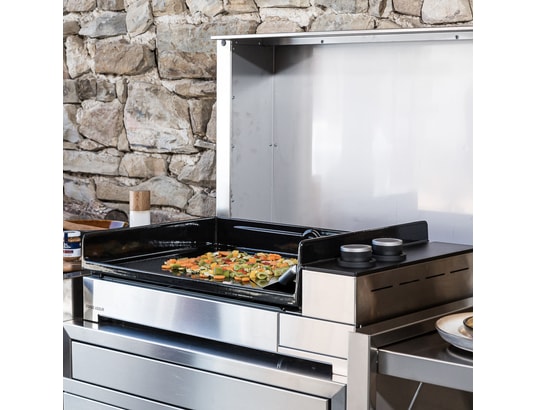 FORGE ADOUR - Plancha gaz Premium gaz 60 cm, chassis inox
