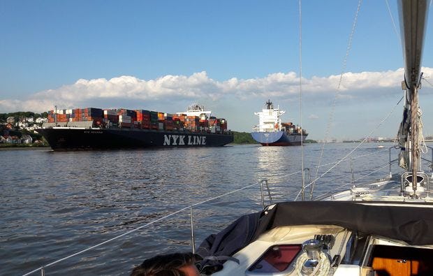 Segeln für zwei in Hamburg