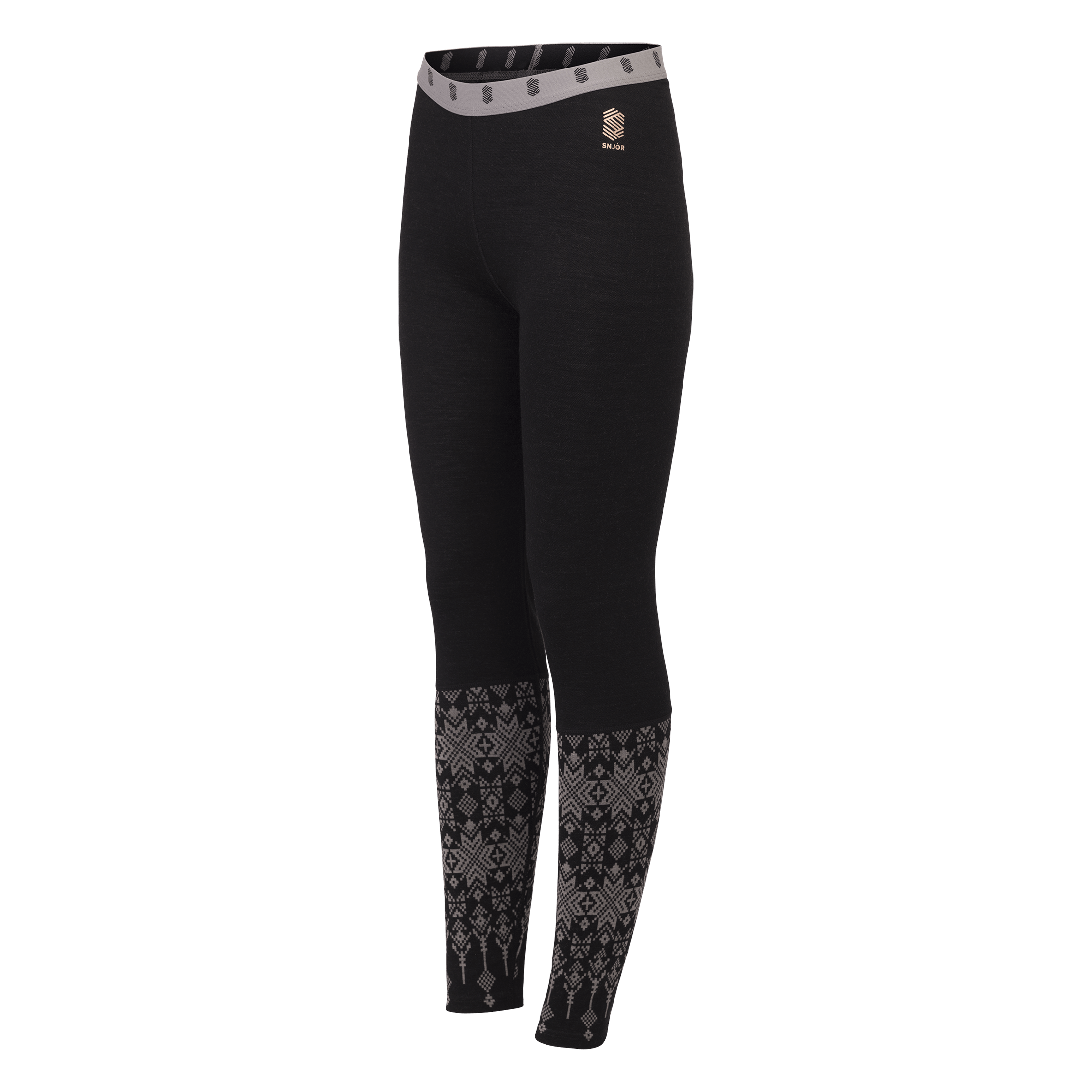 Snjór Jostefonni jacquard longs - Dame - Ull og ullsett