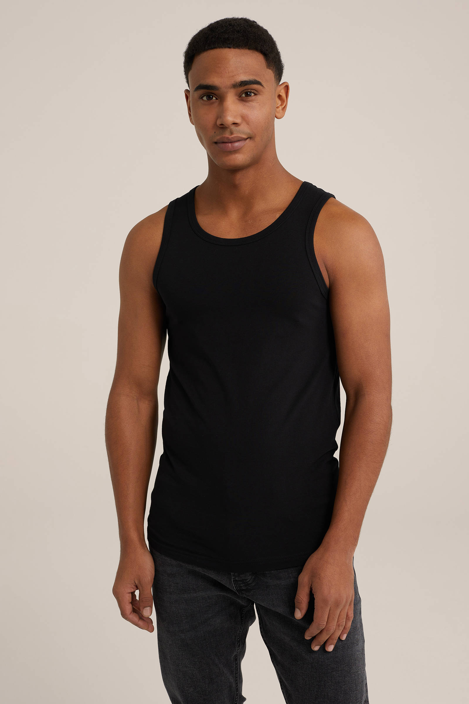 WE Fashion hemd (set van 2) zwart