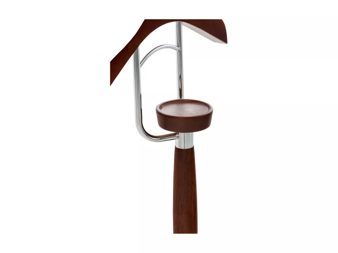 Valet de nuit portant métal marron 45 x 29 x 110 cm DIV100025