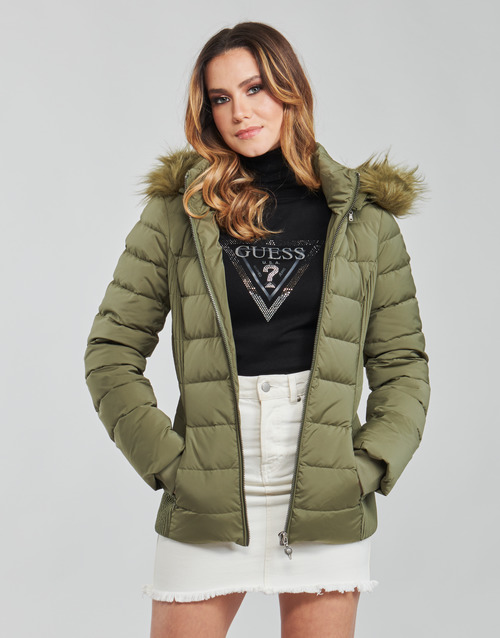 Guess - CLAUDIA DOWN JACKET - Kaki