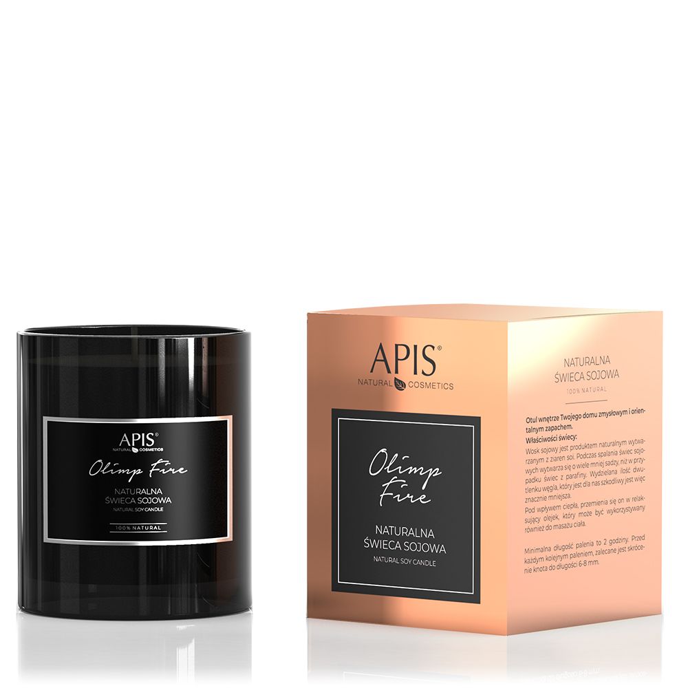 APIS OLIMP FIRE, Natürliche Duft- und Massagekerze