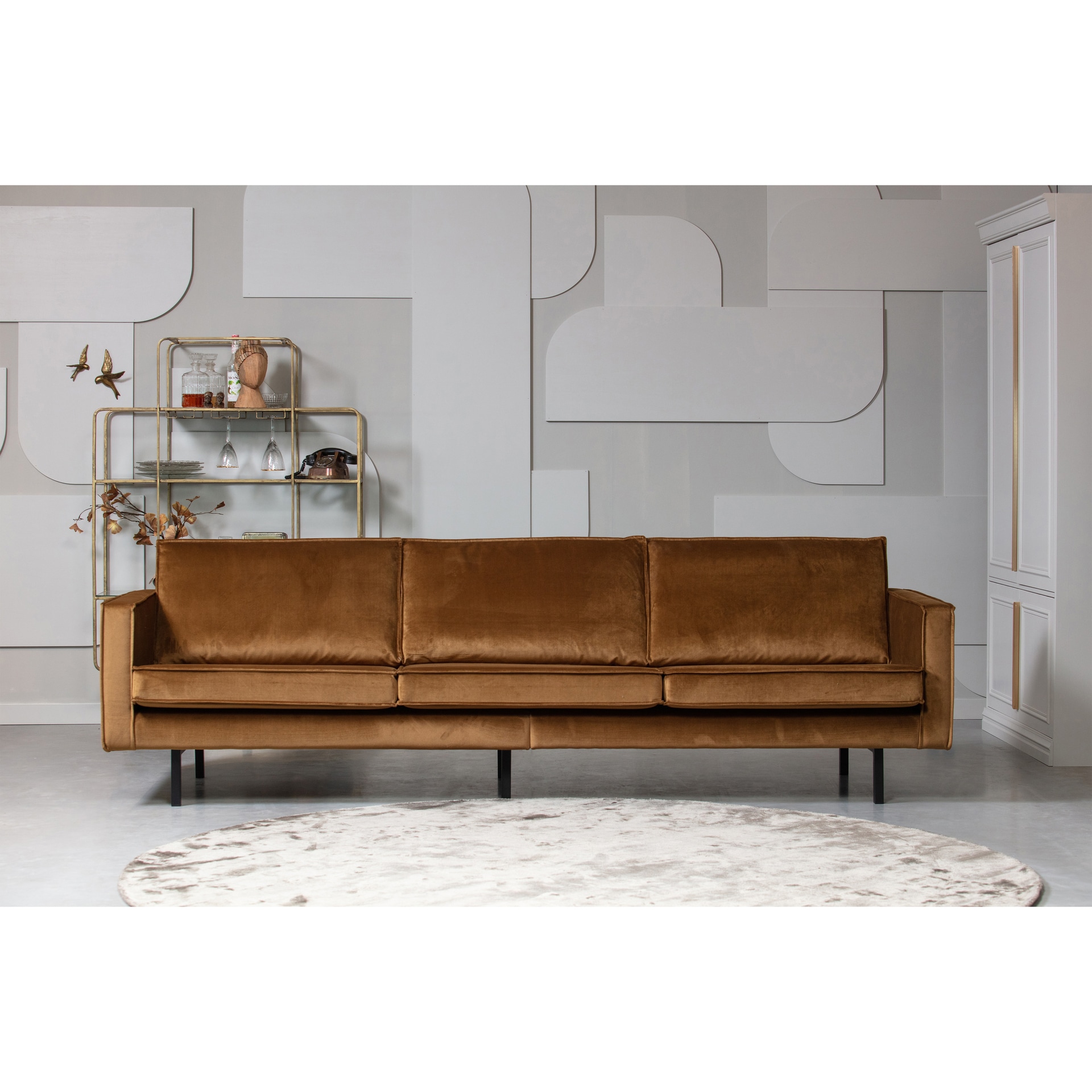 Sofa 3-Sitzer RODEO 277 cm honiggelb
