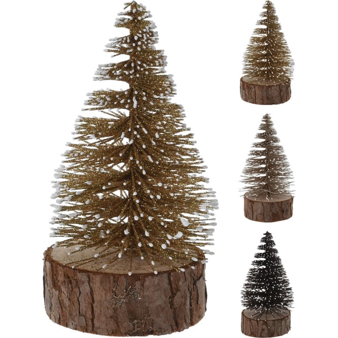 Weihnachtsbäumchen mit Glitzer - ca. 14 cm - 1 Stück