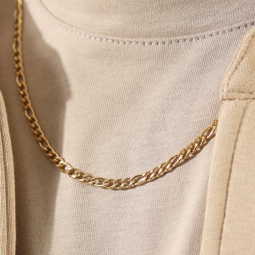 Collier Maille Figaro 3.5mm Doré