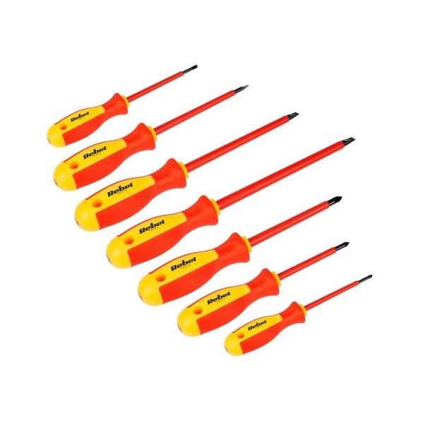 DIV Conjunto de 7 Chaves Fendas / Philips Vde 1000V RB-1101