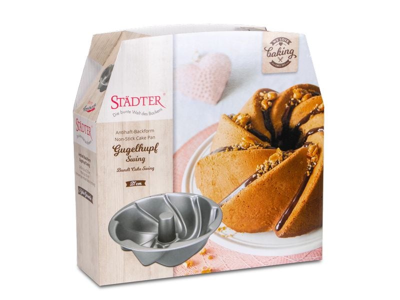 Städter Gugelhupf-Backform Swing 27 cm Backform für den traditionellen Gugelhupf