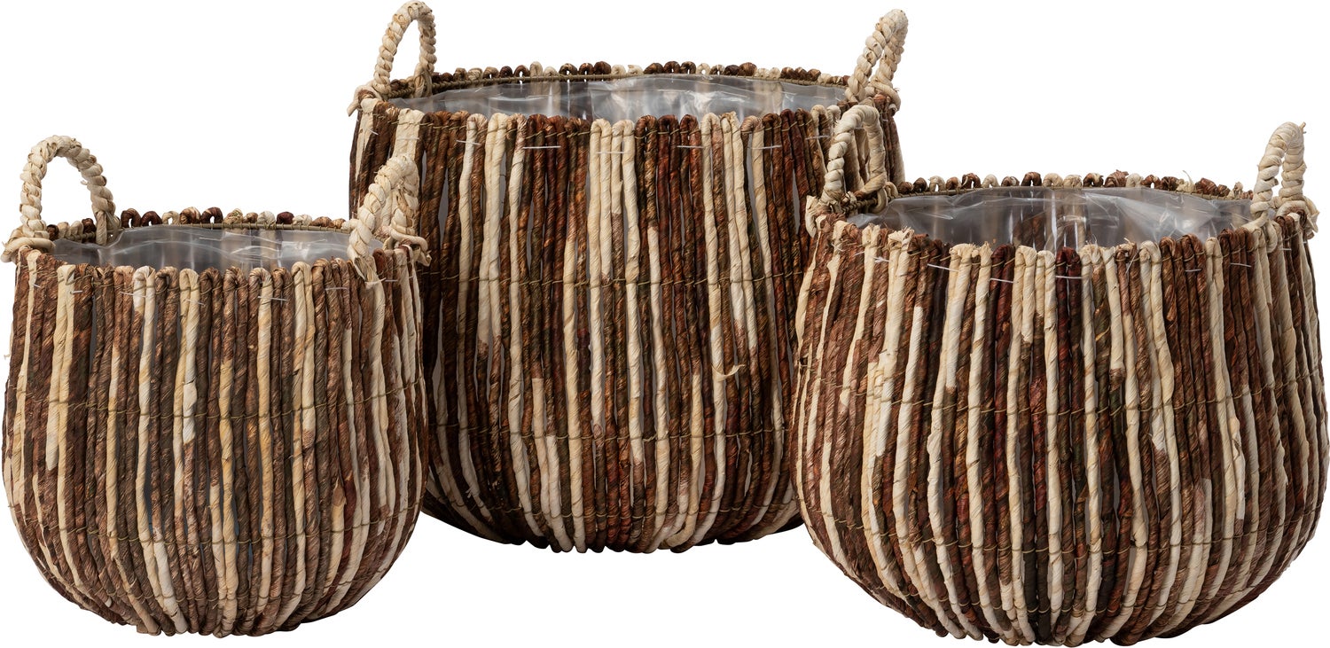 Intratuin plantenmand Suan naturel / bruin D 30 H 28 cm