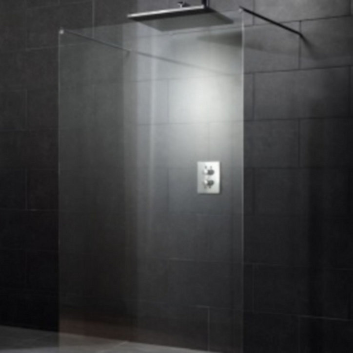 Paroi de douche verre transparent l.100 cm, Schulte Square I
