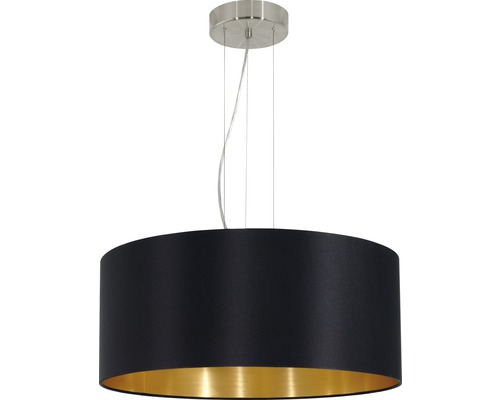 3-lamps hanglamp Ø 53 cm nikkel/mat/zwart