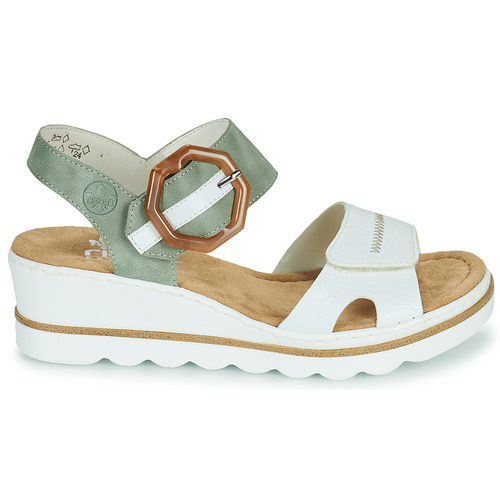 Rieker - SOLLA - Vert / Blanc