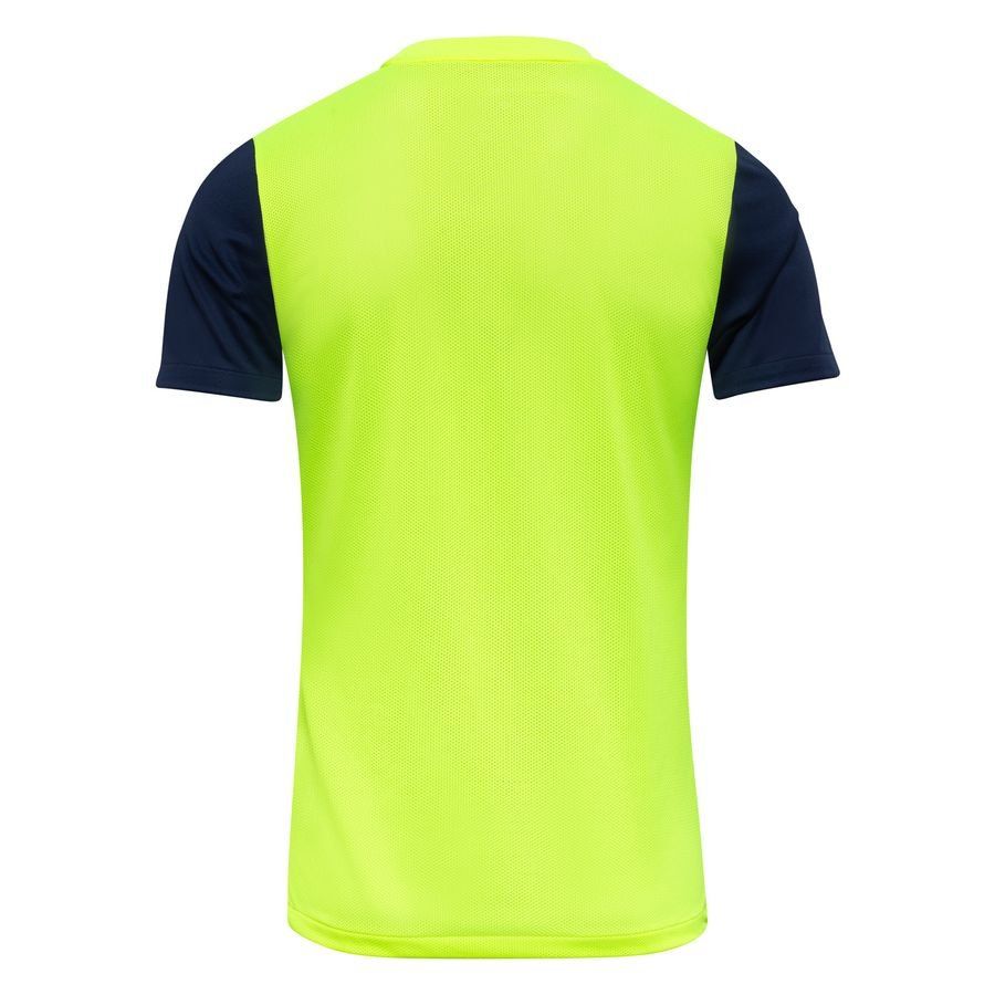 Nike Maillot Tiempo Premier II - Jaune Fluo/Bleu Marine/Noir