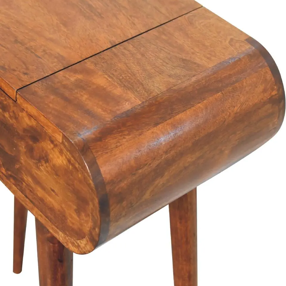 Kastanje Vouwbare Make-up Sidetable