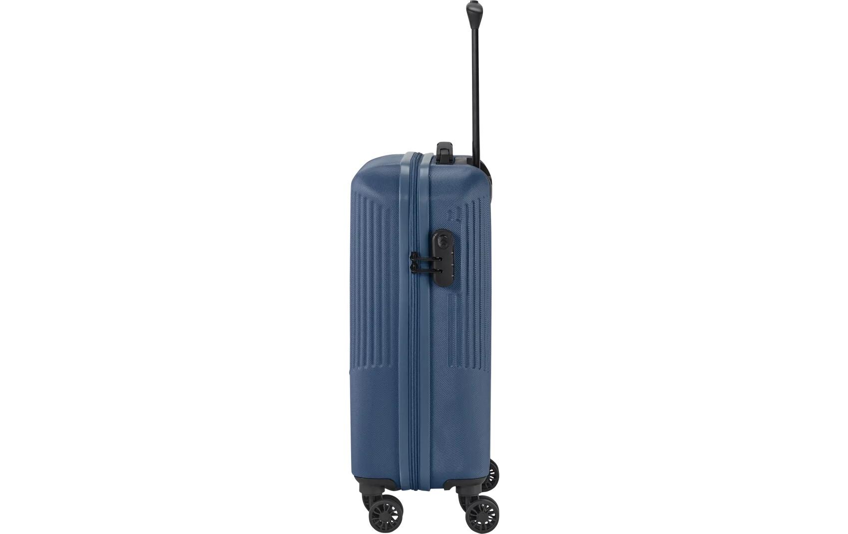 Reisekoffer BALI Trolley S Blau4-Rollen Hartschalenkoffer