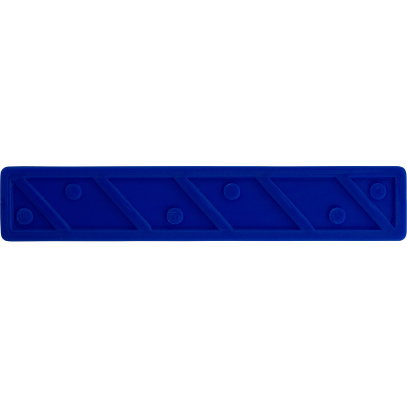 Kunststof rasterblokje 18x2mm Blauw
