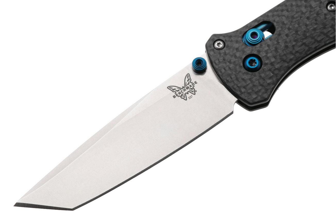 Benchmade Bailout 537-09 Böhler M390, Carbon Fiber, Sapphire Blue, zakmes