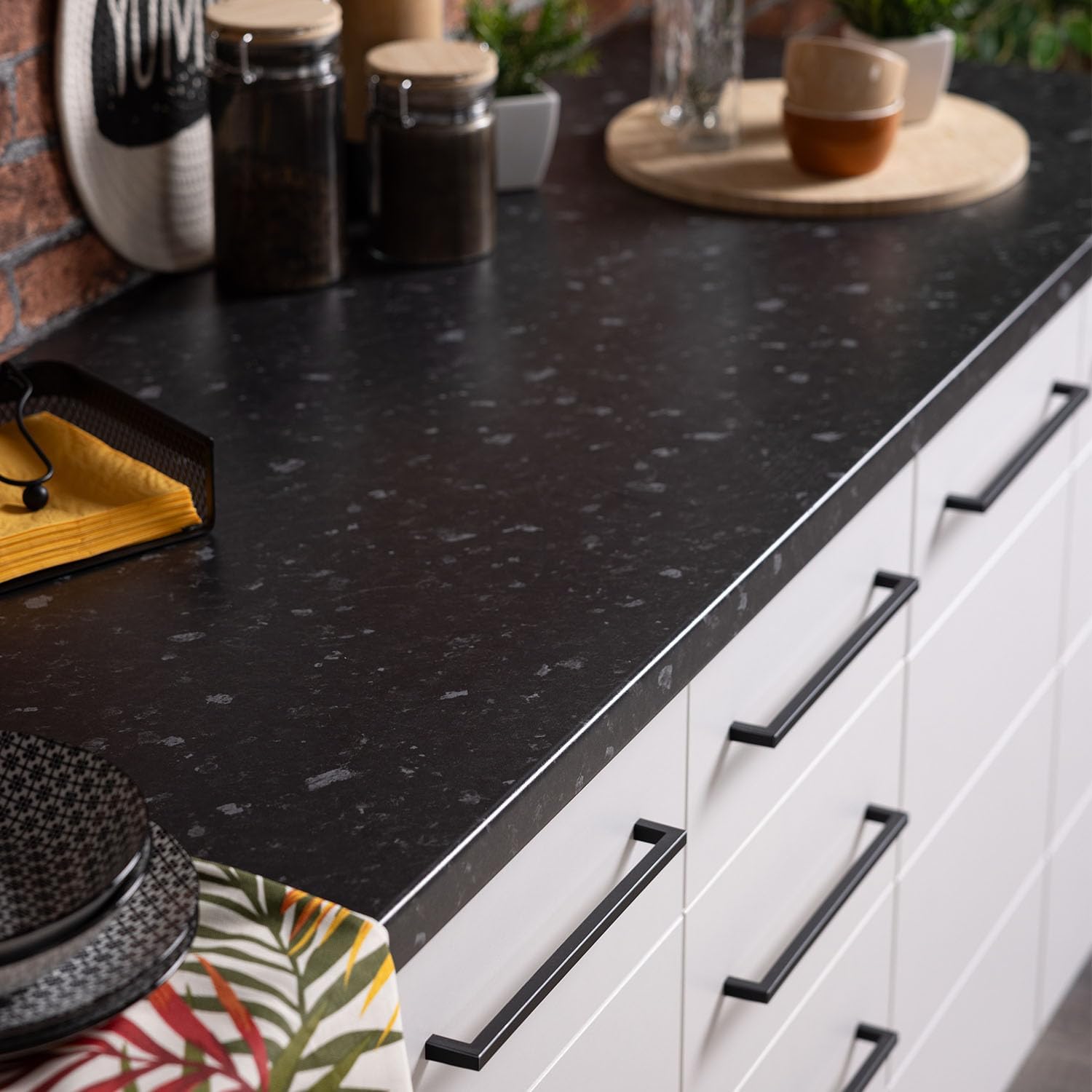 Homestyle4u Küchenzeile 200 cm Weiß, funktionales Küchenmöbel mit Schränken und Stauraum – ohne Elektrogeräte – perfekt für Küche, Wohnküche, Artikel 3162