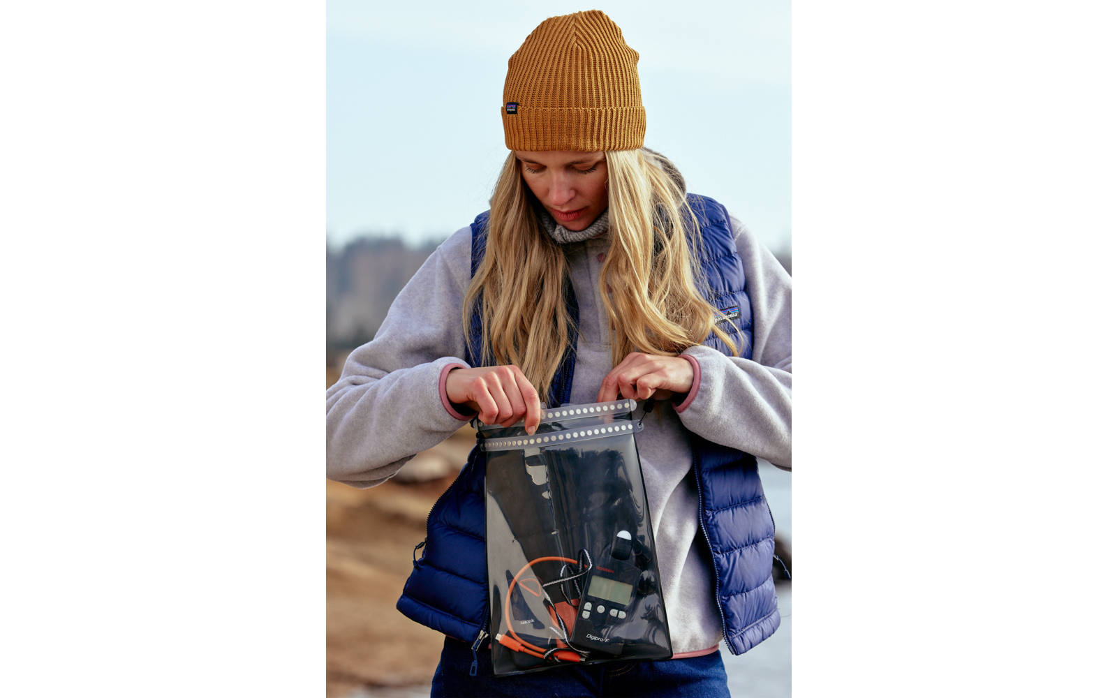 Fidlock Dry Bag Mega XL Transparente selbst verschließende Tasche