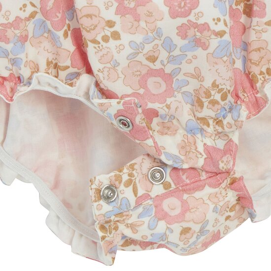 Salopette Liberty and Sea Life   Fleurs        de               P'tit Bisou Petit Prix