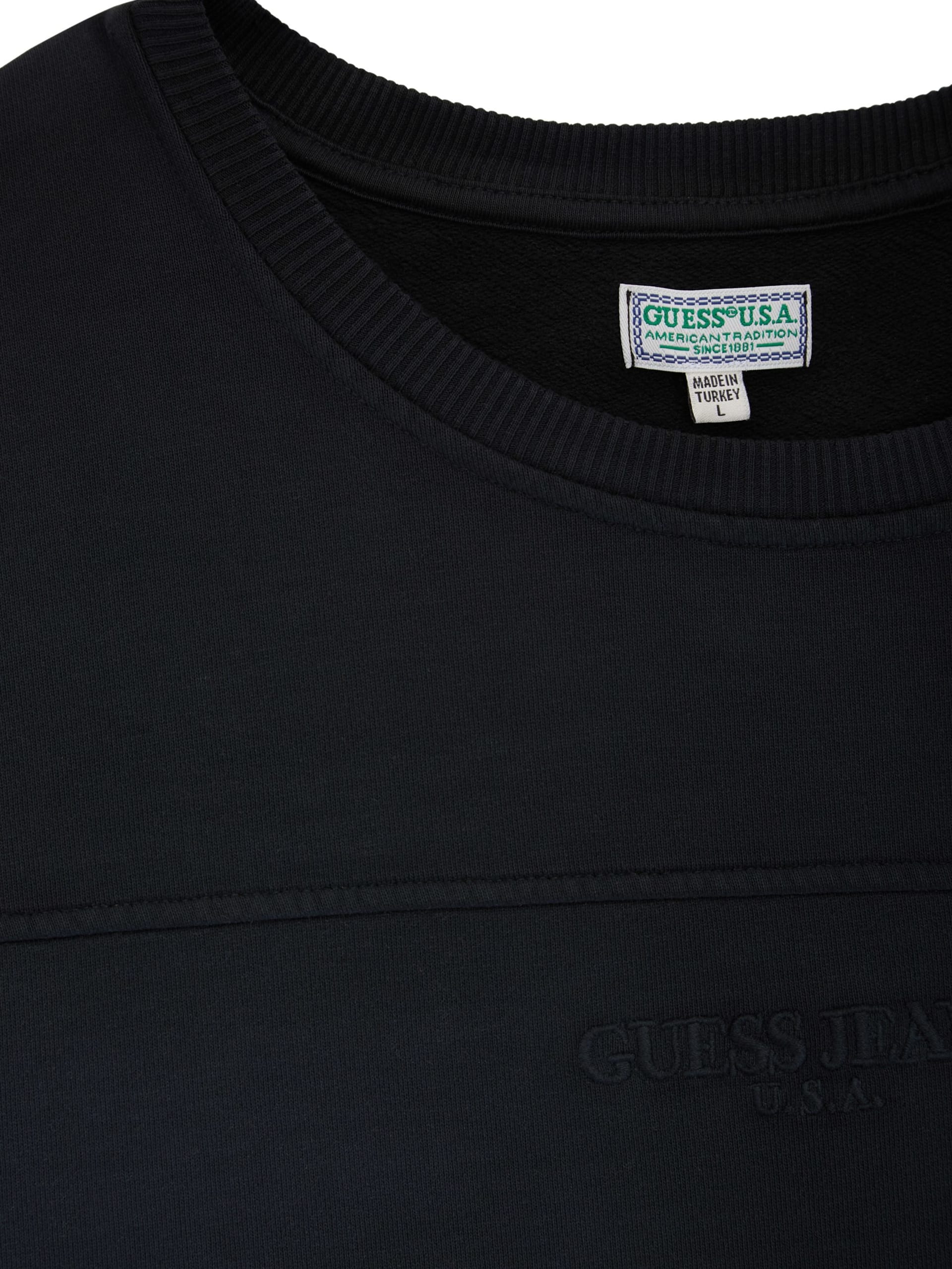Moletom com gola redonda e logo