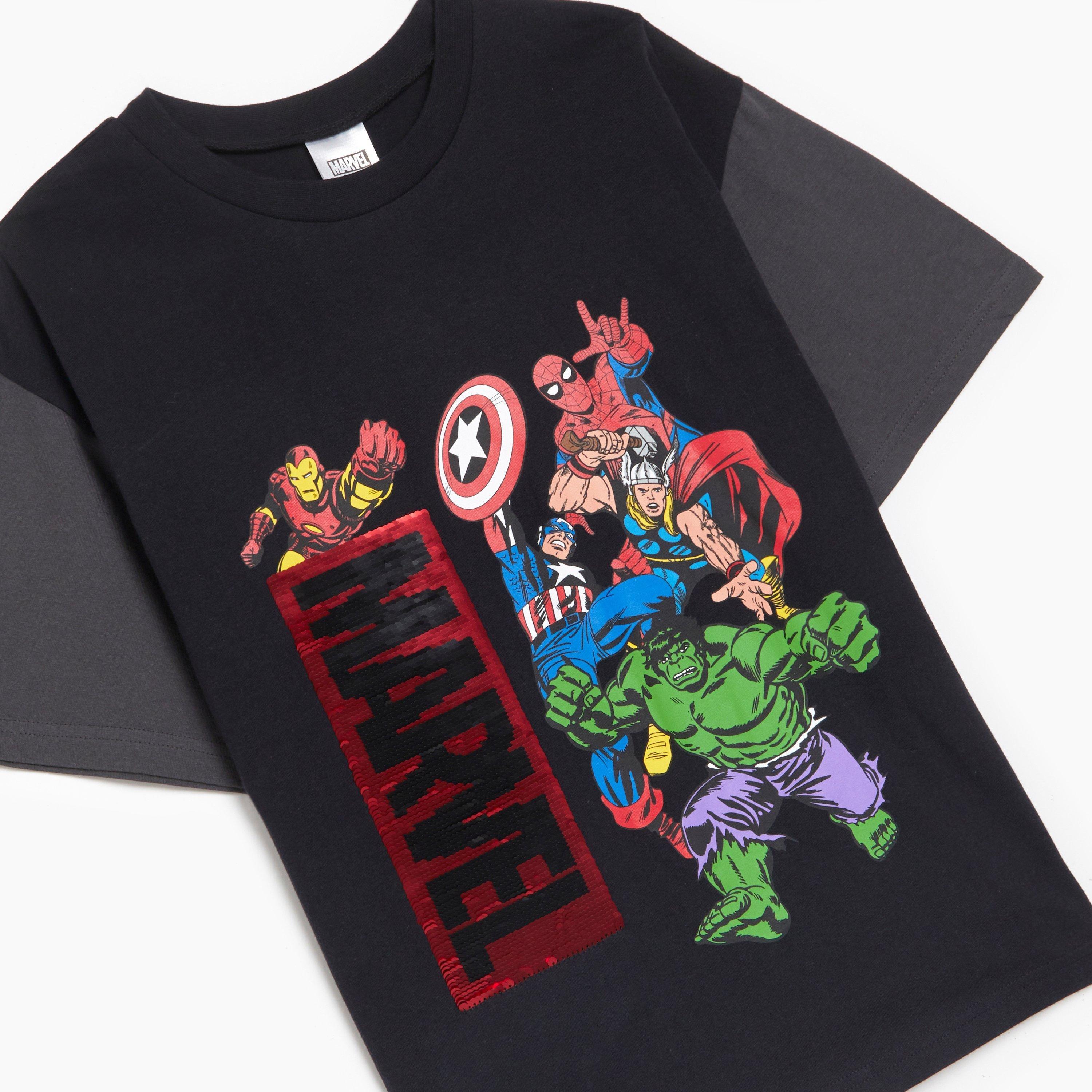 Character Marvel T shirt and Jogger Set