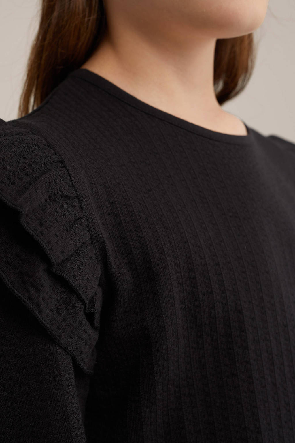WE Fashion longsleeve zwart