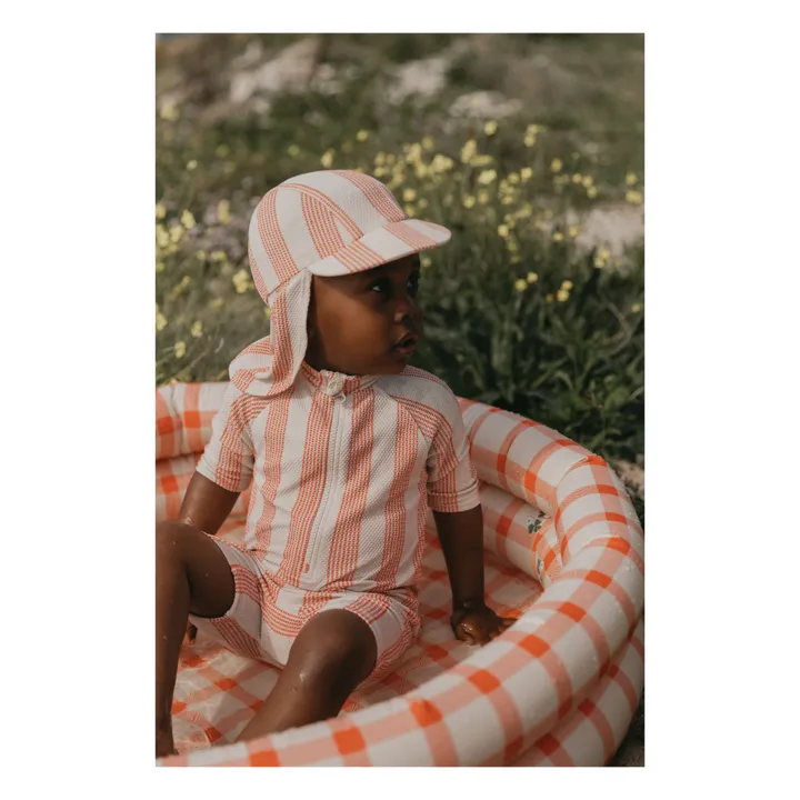 garbo&friends Casquette Anti-UV Rayée | Rose